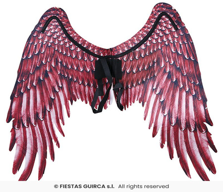 SKRZYDŁA MATERIAŁOWE CZERWONE
