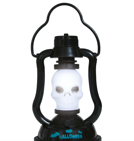 LATARNIA Z CZASZKĄ 15 CM