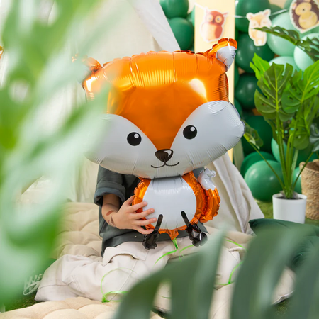 BALON FOLIOWY LISEK 49X68 CM LEŚNI PRZYJACIELE