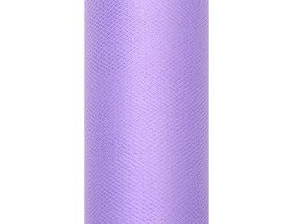 TIUL GŁADKI FIOLETOWY 15 cm x 9 m