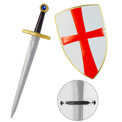 TARCZA RYCERSKA I MIECZ