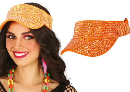 DASZEK NA GŁOWĘ LATA 80 POMARAŃCZOWY