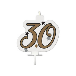 ŚWIECZKA NA TORT 30 URODZINY