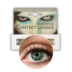 SOCZEWKI ROCZNE NATURALNE ZIELONE A29