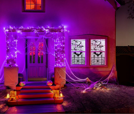 DEKORACJA NA OKNO DRZWI NIETOPERZE 102X213 CM 