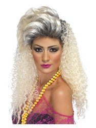 Peruka Lata 80te, nakrycie głowy, lata 80te, retro