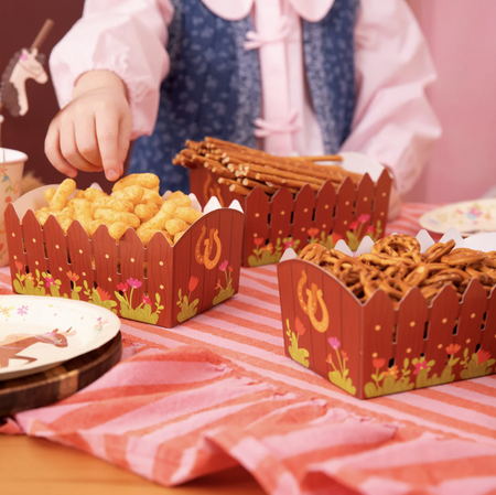 PUDEŁKO NA CHIPSY KONIKI 15 X 10 CM 3 SZT