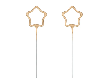 ZIMNE OGNIE GWIAZDKI 16,5 CM 2 SZT.