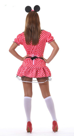 STRÓJ PANI MYSZ W GROSZKI