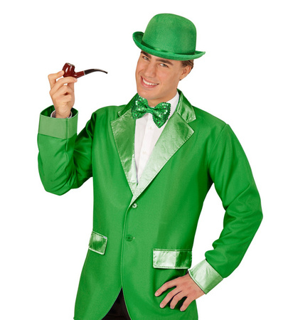 MUCHA Z CEKINAMI ZIELONA ŚWIECĄCA