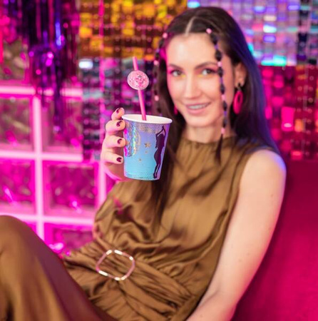 KUBEK RETRO DISCO 220 ML 6 SZT.