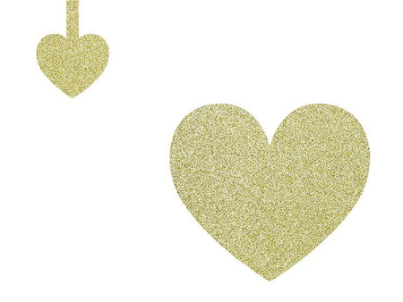 Dekoracje papierowe Sweet Love, mix (1 karton / 50 op.)