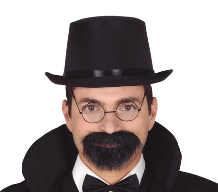 CZARNY KAPELUSZ RETRO