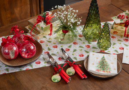 SERWETKI PAPIEROWE ŚWIĄTECZNA CHOINKA 25 CM 20 SZT