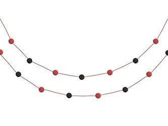 GIRLANDA POMPONIKOWA CZAR-CZER 2m