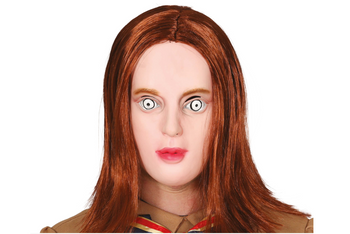 MASKA LATEKSOWA UPIORNA LALKA PRZYJACIÓŁKA