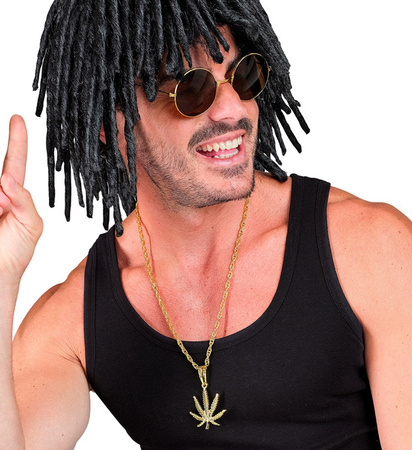 NASZYJNIK GANJA MARIHUANA 65 CM 