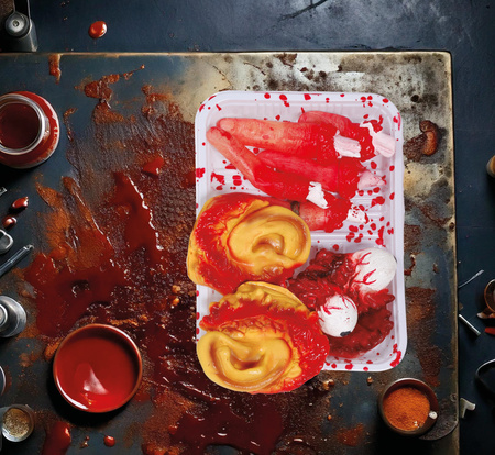 TACA Z ORGANAMI LATEKSOWYMI 19 X 14 CM