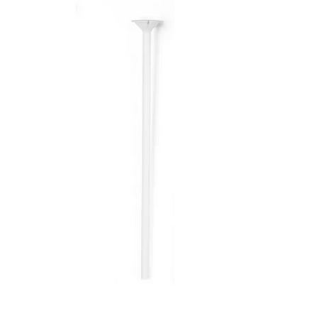 OPAKOWANIE 100 SZT 30 CM PATYCZKI DO BALONÓW BIAŁE