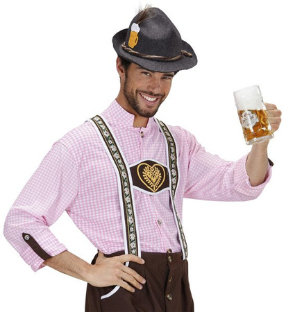 KAPELUSZ BAWARSKI Z FILCU SZARY