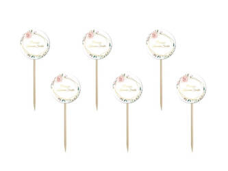 PIKERY TOPPERY PIERWSZA KOMUNIA RÓŻOWE RÓŻE