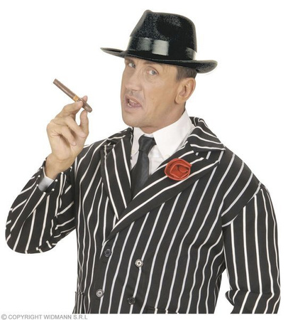 KAPELUSZ GANGSTERSKI CZARNY
