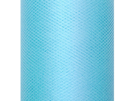 TIUL SZTYWNY JASNY TURKUS 30 cm x 50 m