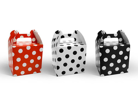 Pudełka na słodycze, 8,7 x 8,7 x 12,5cm (1 op. / 6 szt.)