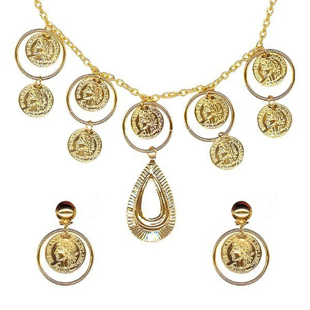 ZESTAW BIŻUTERII ZŁOTEJ