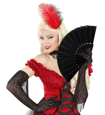 WACHLARZ HISZPAŃSKI CZARNY