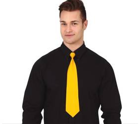 YELLOW TIE 45 CM