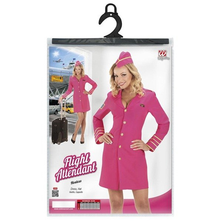 STRÓJ RÓŻOWA STEWARDESSA