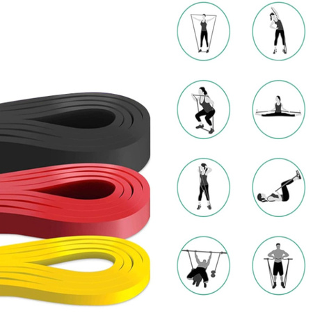 ZESTAW 3 GUM OPOROWYCH DO ĆWICZEŃ