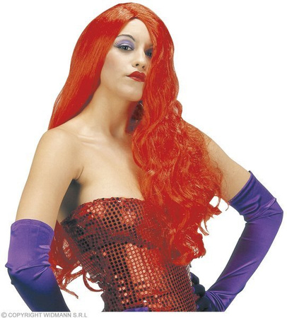 PERUKA ARIEL CZERWONA