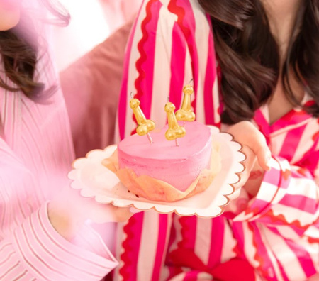 ŚWIECZKI PENISKI ZŁOTE 5 SZT