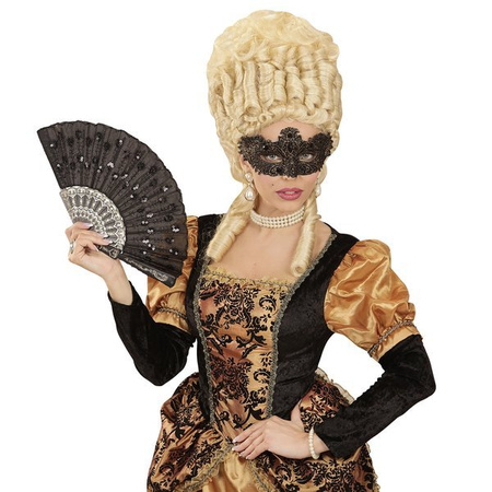 MASKA ANTYCZNA CZARNO-ZŁOTA