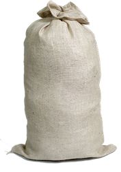 DUŻY WOREK JUTOWY MIKOŁAJA 60 x 100 CM