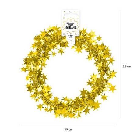 GIRLANDA ZŁOTE GWIAZDKI