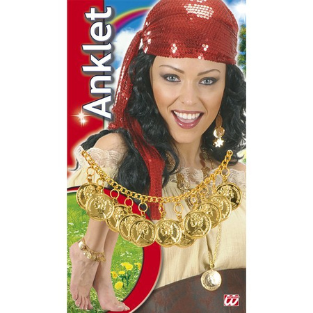 BRANSOLETKA Z MONETAMI ZŁOTA