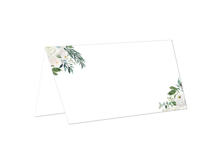 WINIETKI SKŁADANE BIAŁE RÓŻE 10 SZT 