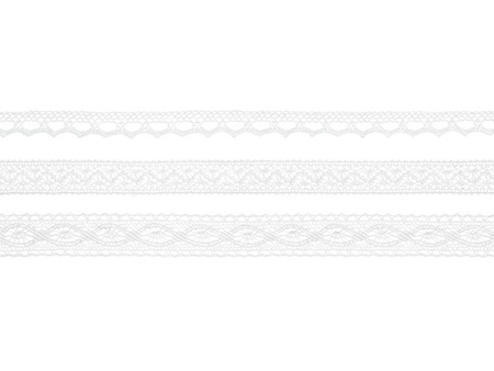 KORONKI BIAŁE 3 SZT.