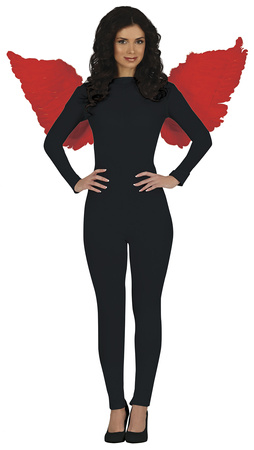 CZERWONE SKRZYDŁA Z PIÓR 106 CM