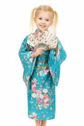 STRÓJ DZIECIĘCY KIMONO NIEBIESKIE