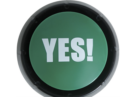 GRA 2 PRZYCISKI "TAK" I "NIE" 9 CM