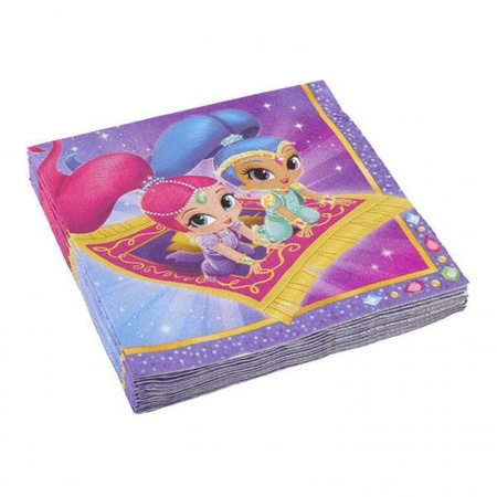 SERWETKI 33X33CM SHIMMER&SHINE 20szt.