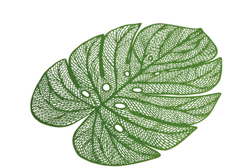 LIŚĆ MONSTER PODKŁADKA NA STÓŁ 41 X 35 CM