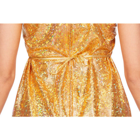 SUKIENKA ZŁOTA METALIK DISCO 