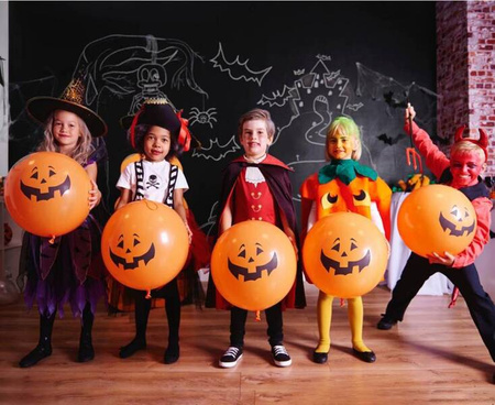 BALONY DYNIE NA HALLOWEEN PIŁKI 3 SZT.