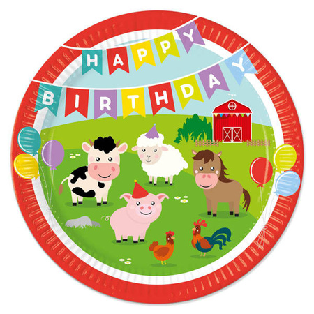 ZESTAW FARMA TALERZYKI+KUBECZKI