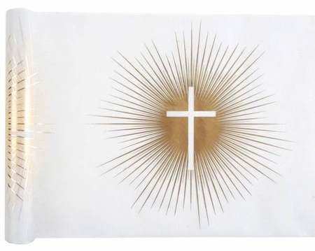 BIEŻNIK KRZYŻ KOMUNIA 30 X 500 CM